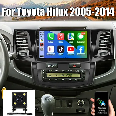 For Toyota Hilux 2005-2014 Head Unit Android 13 Apple CarPlay Car Stereo Radio • $199