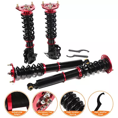 Coilovers For 1995-1998 Nissan 240SX S14 Springs Strut Shock Absorber Adj Height • $220.20