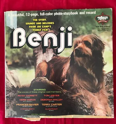 BENJI The DOG Record & Storybook By Mulberry Square 3936 Stereo LP 1975 • $13.56