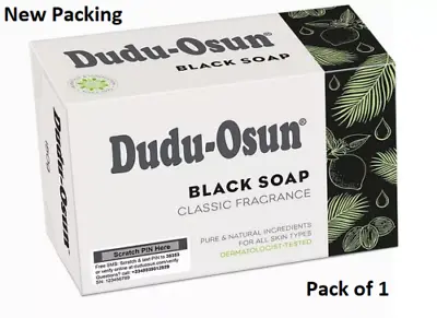Dudu Osun African Black Soap 150g Classic FragrancePure&Natural Pack Of 4612 • £3.99