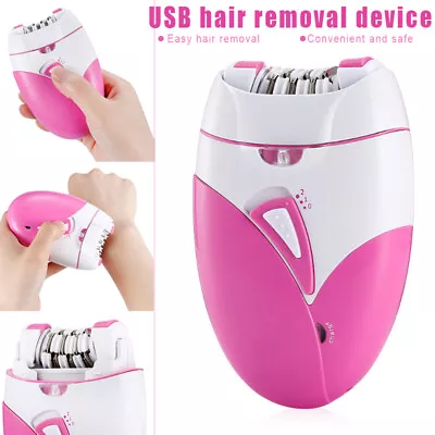 2 In 1 Epilator Women Instant Pain Free Electric Hair Removal Remover Body Face • $26.12