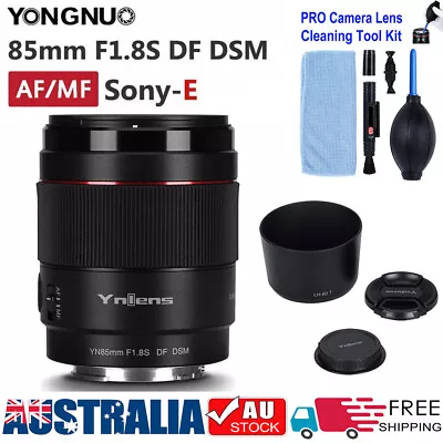 $404 • Buy YONGNUO YN85mm F1.8S DF DSM AF/MF Lens For Sony E-Mount A9 A7RII A7RII A6600