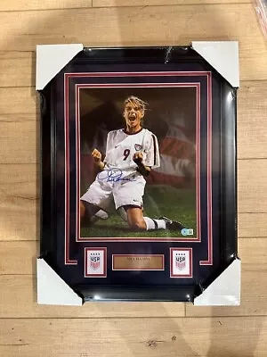 Mia Hamm Signed Autographed USA Soccer 11x14 Photo Framed Beckett • $200.24