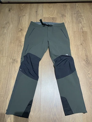 £100 • Buy Mountain Equipment Mens Mission Pants Size Large 34” Long Grey