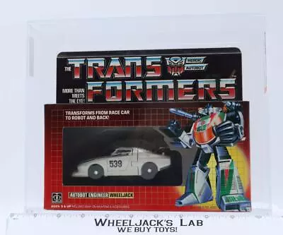 Wheeljack Autobot AFA GRADED 85 85/85/90 G1 Transformers 1984 Hasbro Figure • $3720.54