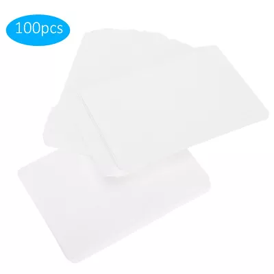 (Fillet)100 Sheets White Chipboard Exceptionally Strong Cover Card Stock • £15.48