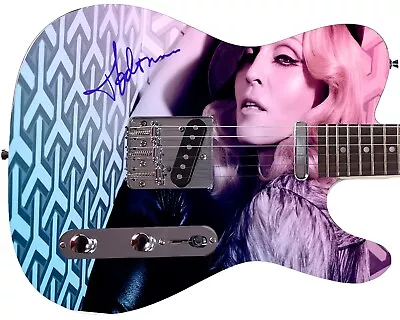 Madonna Autographed Giveitt Imagen Photo Guitar  • $499