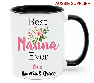 BEST NAN/Nanna/Nanny Personalised Cup Mug Birthday Gift Mothers Day • $15.95
