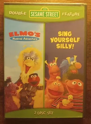 Sesame Street - Sing Yourself Silly & Elmo's Musical Adventure DVD Ships Free! • $9.99