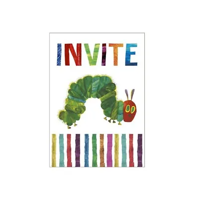 £3.75 • Buy The Very Hungry Caterpillar Birthday Party Invitations X 16 With Envelopes