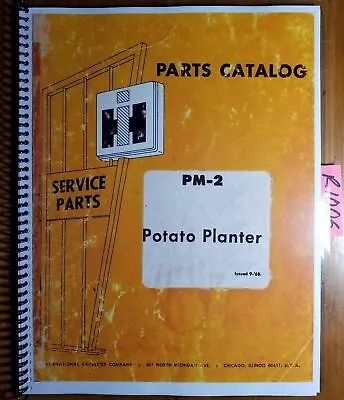 $17.49 • Buy IH International Harvester 950 Potato Planter Parts Catalog Manual PM-2 9/68
