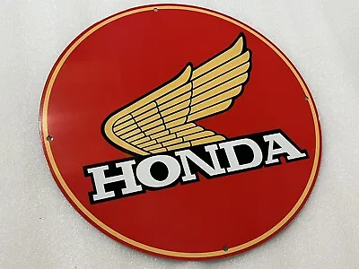12in Honda Motorcycle Dealer Vintage Style Heavy Metal  Steel Sign • $49.99