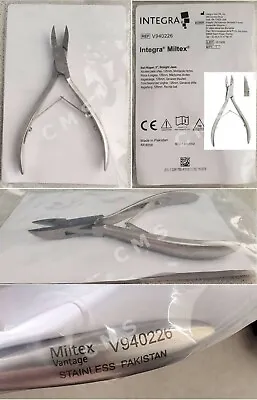 MILTEX VANTAGE V940226 Nail Nipper 5  Straight Jaw Stainless Steel Was 40-226-CH • $76.99