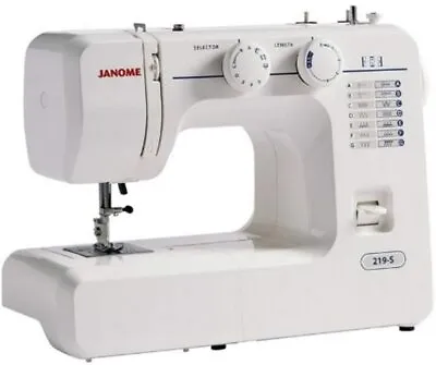 Janome 219-S Domestic Home Sewing Machine - Easy To Use - 2 Year Warranty • £149