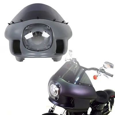 Headlight Fairing Mount W/ Windshield For Harley Dyna Low Rider FXR Street Bob  • $749.99