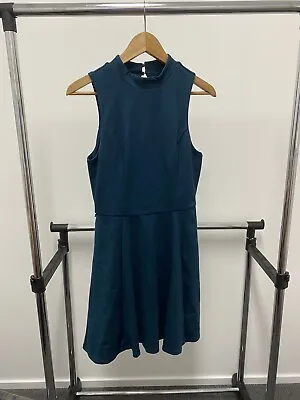 $25 • Buy Forever New 10 Teal Dress 👗