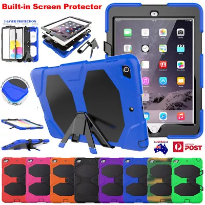 For IPad 10/9/8/7/6/5th Gen Mini Air Pro Shockproof Heavy Duty Case Screen Cover • $27.39