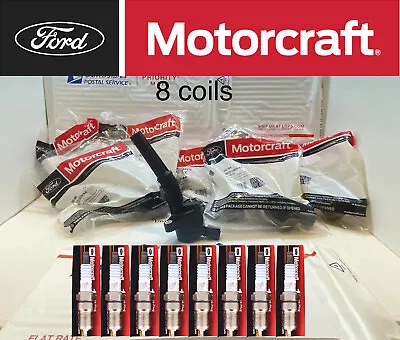 8Set OEM Motorcraft Ignition Coil DG508 &Spark Plug SP479 For Ford F150 4.6 5.4L • $128.99