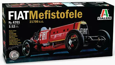 Italeri Fiat Mefistofele 21706 C.c.1/12 Formula 1 F1 Plastic Model Car Kit 4701 • $199.99