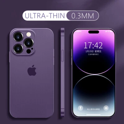 $3.40 • Buy ULTRA THIN Shockproof Matte Hard Case Cover For IPhone 14 12 13 11 Pro Max XR 8