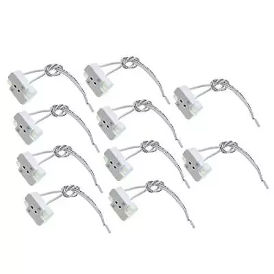 10pcs Mr16 Mr11 Or G4 Socketwire Led Halogen Lamp Ceramic Wire Connector Base So • $14.05