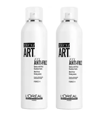 L'Oreal Tecni Art Fix Anti-Frizz Fixing Spray 250ml Pack Of 2 • £28.90