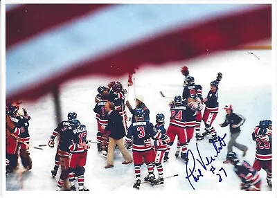 PHIL VERCHOTA Signed 8.5 X 11 Photo Signed REPRINT Hockey USA Olympics FREE SHIP • $16.99