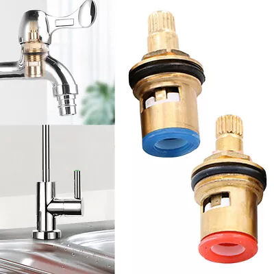 2× Kitchen Ceramic Tap Cartridge Valve Disc Insert Quarter Turn 1/2  20teeth • £4.59