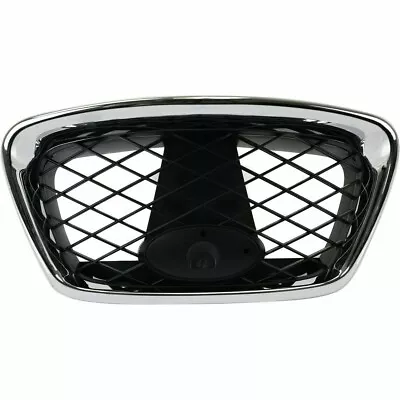 $79.20 • Buy Fits 2006-2007 SUBARU IMPREZA Front Bumper Upper Grille Black & Chrome NEW