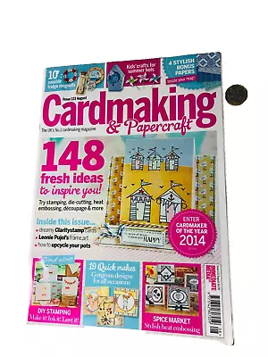 Magazine Card Making & Papercraft Craft Mag Issue 133 August Nfb • £7.89