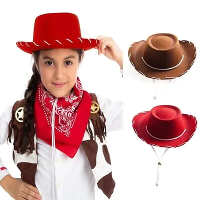 Child Cowboy Cowgirl Hat Jessie Ranch Woody Western Costume Vintage 1950'S • $9.98