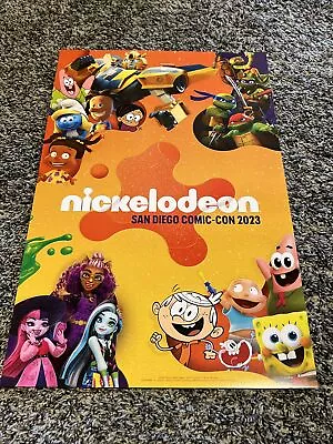 SDCC 2023 EXCLUSIVE NICKELODEON 11x17 Poster TMNT Rugrat Sponge Bob Monster High • $8.99