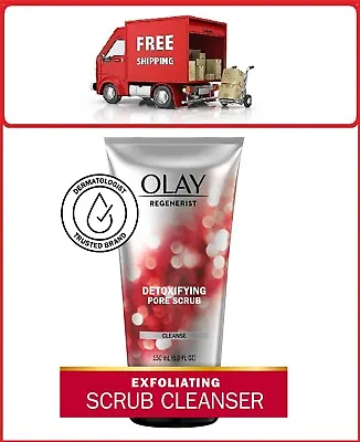 Olay Regenerist Detoxifying Face Wash Pore Scrub Facial CleanserAll Skins Type • $11.99