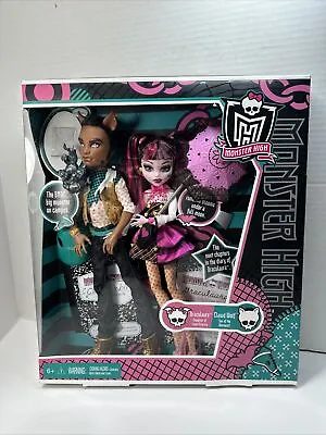 Monster High Forbitten Love Dolls Draculaura Clawd Wolf NIB Umbrella • $550