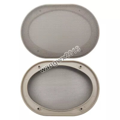 2PCS 5 X7  5x7 Inch Speaker Cover Decorative Circle Metal Mesh Grille Protection • $14.98