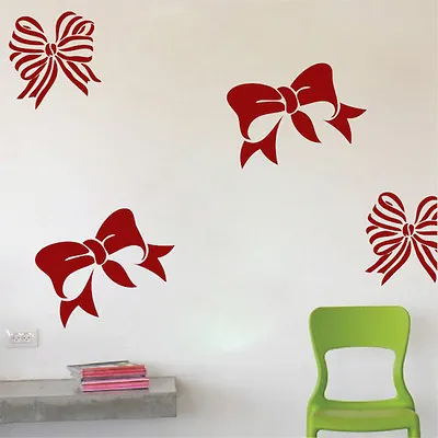 $27.95 • Buy Christmas Bows Wall Decals Christmas Window Stickers Christmas Decorations, H40