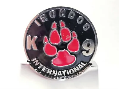 Iron Dog International K-9 Pledge 1.75  Challenge Coin  • $9.06