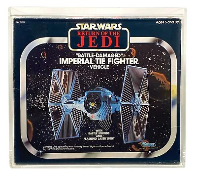 Vintage Kenner 1983 Kenner Star Wars Battle Damaged Tie Fighter Unused Stickers • $950