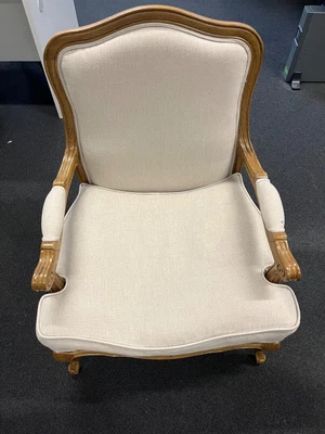 $357 • Buy Armchair - X2 - Provincial Home Living - French Linen- Hardly Used - As New