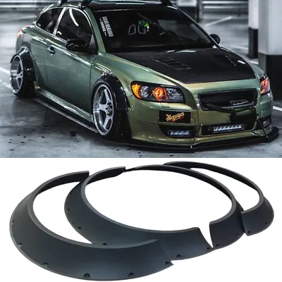 For Volvo C30 2007-2013 4PCS Fender Flares Wide Body Kit Wheel Arches Protector • $99.78