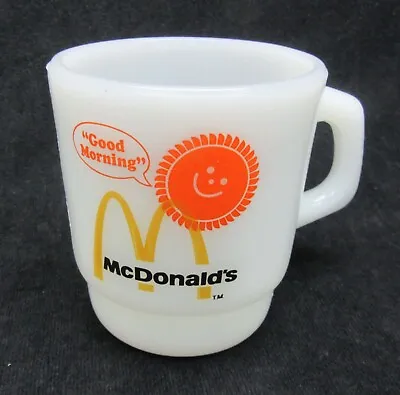 Vtg. McDonald's Anchor Hocking Fire King Coffee Cup Mug Excellent   4  Available • $10