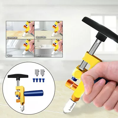 2In1 Easy Glide Glass Tile Cutter Tile Ceramic Manual Cutting Tool Professional • £11.33