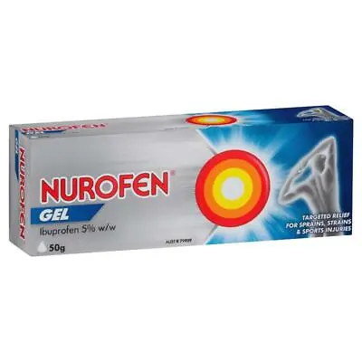 $26.95 • Buy Nurofen Pain & Inflammation Gel Relief For Sprains, Strains & Sport Injury 50g
