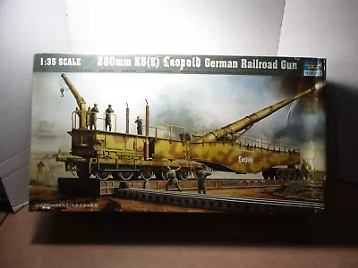 1/35 Trumpeter 280mm Ks(e) Leopold German Railroad Gun #00207 Model Kit • $99.99