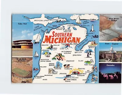 Postcard Southern Michigan USA • $6.97