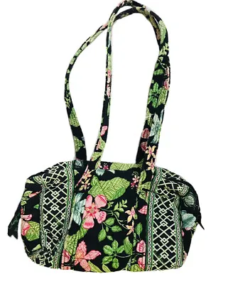 Vera Bradley Hibiscus Purse Makeup Travel Gym Essentials Bag Floral Medium  • $12.98