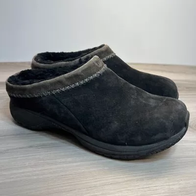 Merrell Shoes Womens 10 Encore Chill Stitch Clogs Mule Slip On Casual Black • $29.17