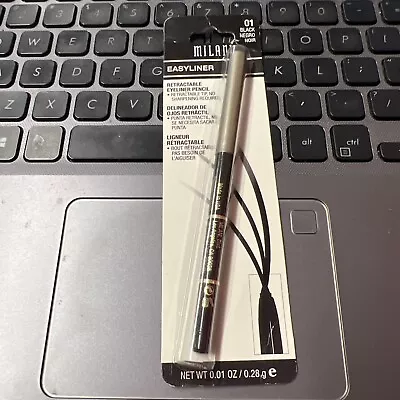 MILANI Easyliner Retractable Eyeliner Pencil No Sharpening Required~ 01 BLACK!!! • $17.09