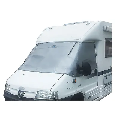 £114 • Buy Motorhome External Thermal Cab Screen Ducato Boxer 1994 - 2005 Windscreen Cover 