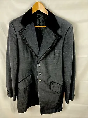 After Six  Rudofker Tuxedo  Mens 42 Long Charcoal Gray Prom Blazer  Coat Jacket • $38.50